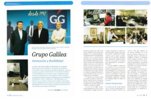 Aparición de la Oficina de Grupo Galilea en la revista Actualidad Aseguradora de INESE - 24 de junio de 2024 - Grupo Galilea: Innovación y flexibilidad