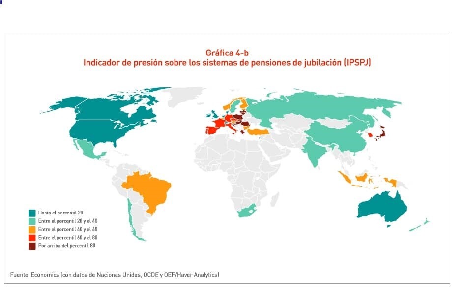España, el 14º en la lista de países con mayor presión sobre los sistemas de pensiones de jubilación 1